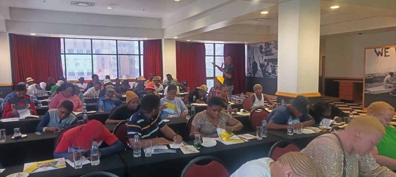 Workshop participants listening to presenter
